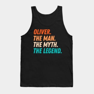 The Man The The Legend Father's Day Grandpa Tank Top